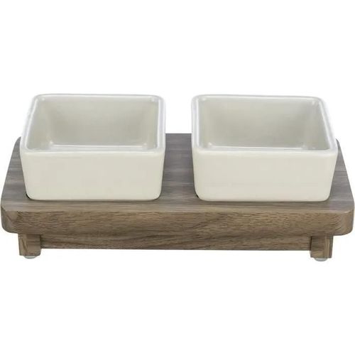 Gamelle Pour Chat - Trixie - Citystyle - Céramique - Mdf - Antidérapante