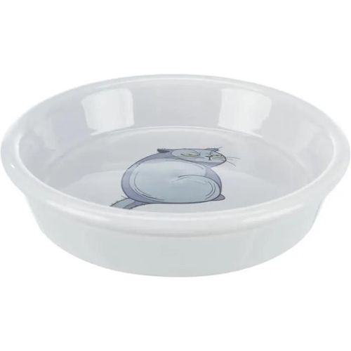 Gamelles Pour Chat - Trixie - Lot De 4 - Céramique - Motif Élégant - Taille Unique