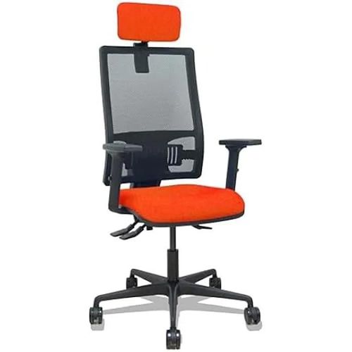 Chaise - Piqueras Y Crespo - Bormate - Polyuréthane - Nylon - Orange Foncé - Design Contemporain