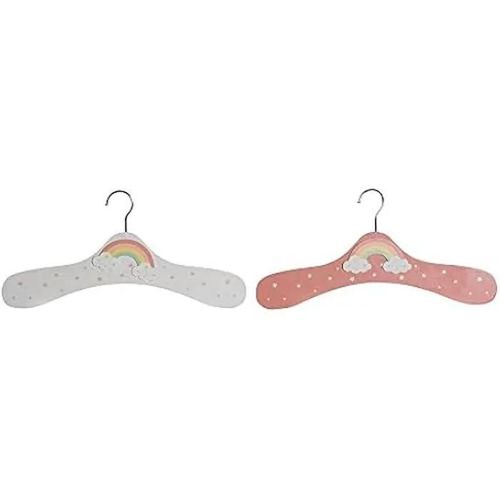 Cintre en Bois MDF - DKD Home Decor - Arcoíris - Lot de 2 - Multicolore - 35 x 1 x 19 cm