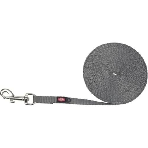 Laisse À Pister - Trixie - Xs-S - 10 M - 10 Mm - Gris Graphite