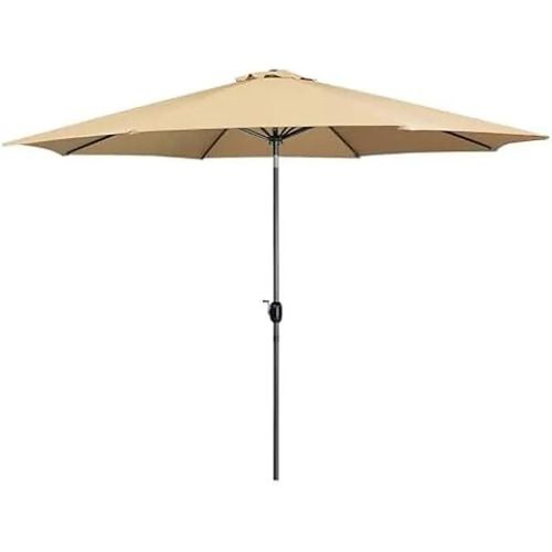 Parasol - Marbueno - 10485 - Acier - Polyester - D300 Cm - Marron