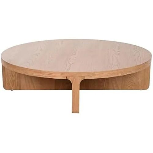 Table Basse - Home Esprit - 121 X 121 X 32 Cm - Bois De Chêne - Multicolore - Design Contemporain