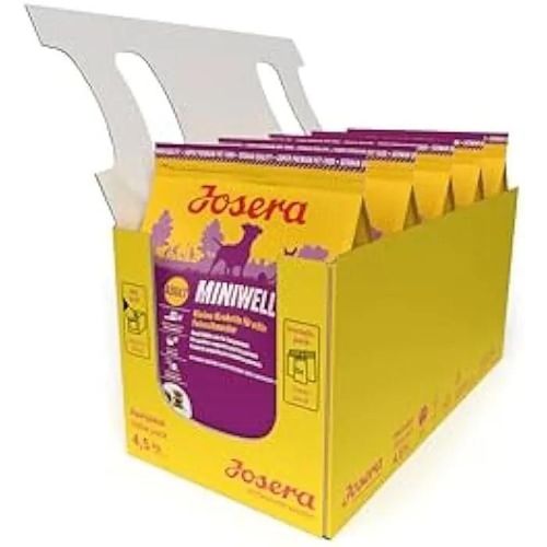 Croquettes - Josera - Miniwell - Poulet & Riz - 5 X 900 G - Pour Chiens Adultes De Petites Races