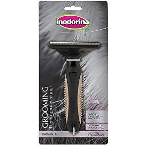 Inodorina, Deshedder Pour Chien, Brosse Pour Éliminer L'excès De Poils, Tous Types De Poils, Démêle Et Élimine Les N?Uds, Idéale Multicolore