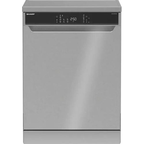 Lave-vaisselle - Sharp - QWNA1F49DI - 60 cm - 7 programmes - Commande tactile - Acier