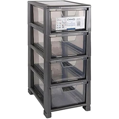 Commode Standard - Tontarelli - Multicolore - 3 Tiroirs - Bois - Panneaux De Particules