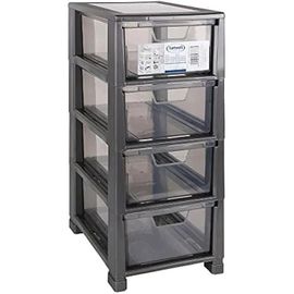 Commode Standard - Tontarelli - Multicolore - 3 Tiroirs - Bois - Panneaux De Particules