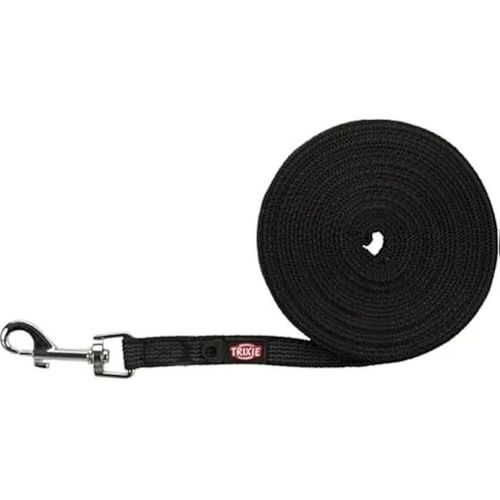 Laisse À Pister - Trixie - S¿M - 5 M - 15 Mm - Caoutchouc Noir