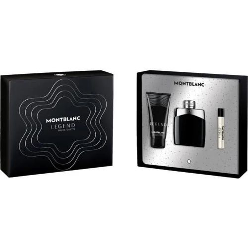 Montblanc Legend Eau De Toilette Vaporisateur 100ml Coffret 3 Produits 