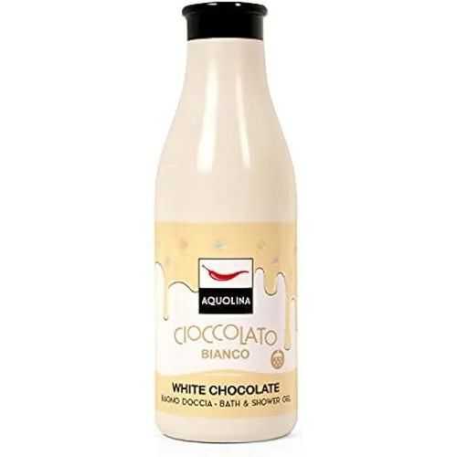 Gel Douche - Aquolina - Chocolat Blanc - 500 Ml - Texture Crémeuse - Parfum Doux 
