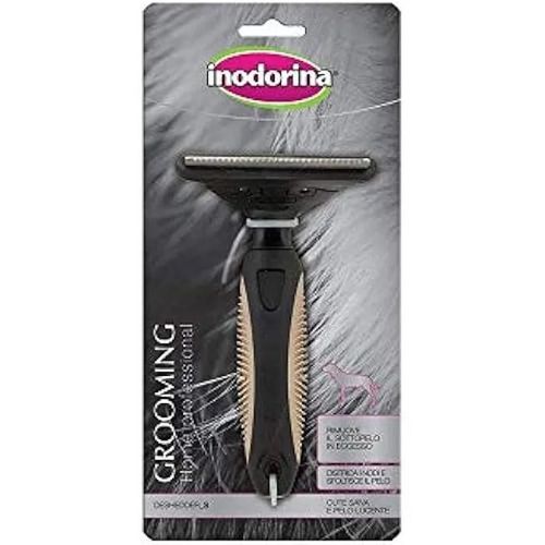 Brosse Déshedder - Inodorina - Pour Chien - Élimine L'excès De Poils - Démêle Efficacement - Pour Petits Animaux Multicolore