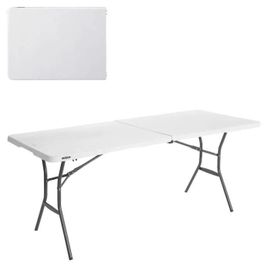 Table Pliante - Lifetime - 184x76x73,5 Cm - Ultra Résistante - Pliable - Extérieur
