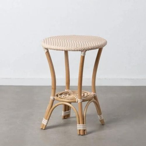 Table D'appoint - Rotin Naturel Beige - 50 X 50 X 67 Cm