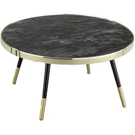 Table Basse - Dkd Home Decor - Multicolore - Verre - Acier - 82,5x82,5x40 Cm