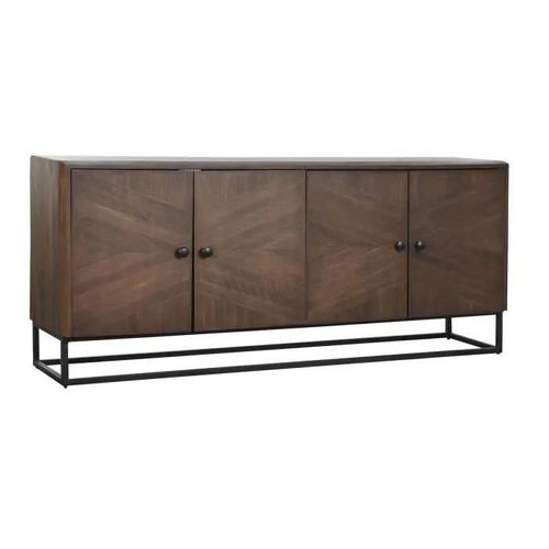 Buffet 177 X 38 X 75 Cm Bois Brun Foncé