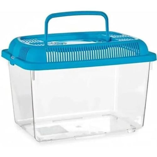 Aquarium - Mascow - 7l - Plastique - Bleu - 20x20x30 Cm