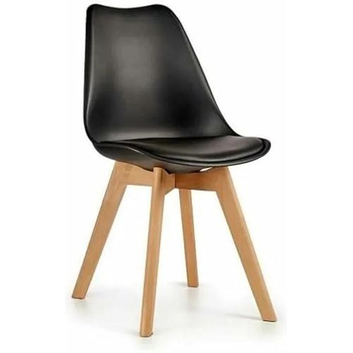 Chaise De Salle À Manger - Gift Decor - Modèle 23274 - Plastique - Marron - Lot De 4