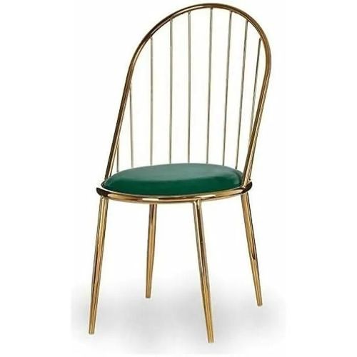 Chaise - Gift Decor - Modèle 23472 - Polyester - Métal - Lot De 2 - Vert