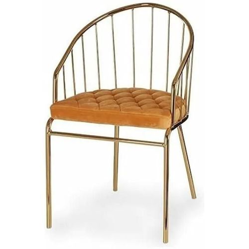 Chaise - Gift Decor - 23403 - Plastique - Or - Lot De 2 - Salle À Manger