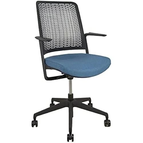 Chaise De Bureau - Piqueras Y Crespo - Withme - Plastique - Bleu - Réglable En Hauteur
