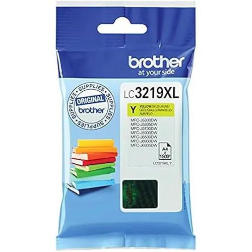 Cartouche d'encre d'origine Brother - LC3219XL - Jaune - Rendement 1500 pages