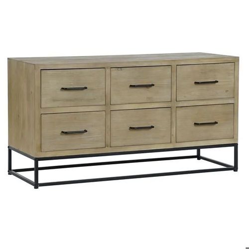 Buffet En Métal Et Bois Mdf Dkd Home Decor