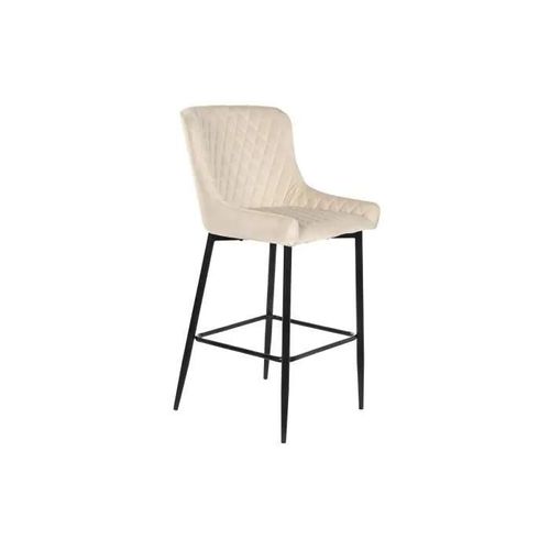 Tabouret Beige Métal Polyester (58,5 X 48,5 X 96,5 Cm)