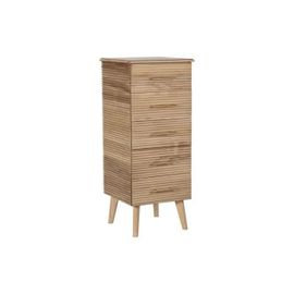 Commode 45 X 40 X 100 Cm 42 X 40 X 100 Cm Scandi Doré Marron Clair Bois Mdf
