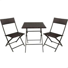 Ensemble Table + 2 Chaises Aktive - Blanc - Intérieur/Extérieur