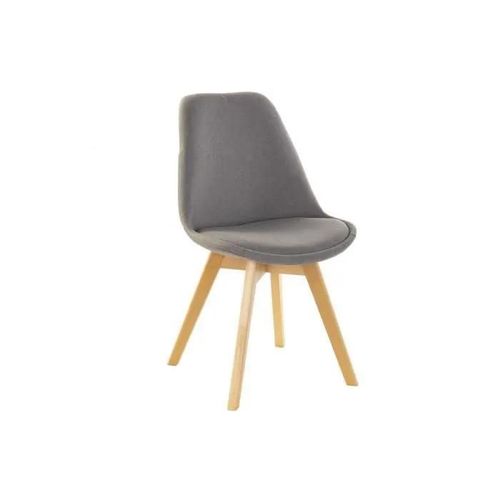 Chaise - Mousse Gris Marron Hêtre - Couleur:Marron