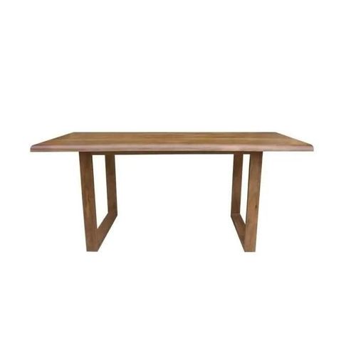 Table À Manger Style Moderne Bois Naturel 180 Cm