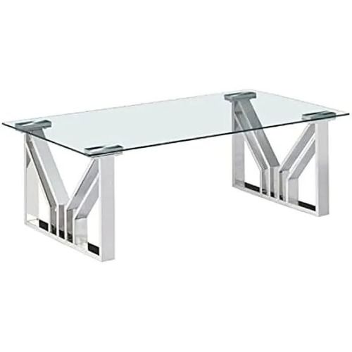 Table De Jardin - Dkd Home Decor - Estándar - Multicolore - Verre Et Acier - 76 Cm De Hauteur