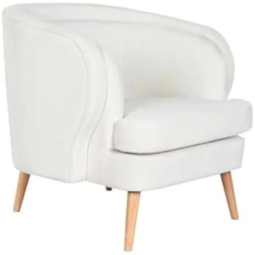 Fauteuil - Dkd Home Decor - Standard - Bois - Blanc - 1 Place - Intérieur