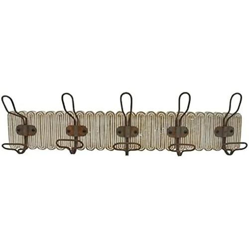 Porte-Manteau Mural - DKD Home Decor - Multicolore - Fer et Bois - 64x66x61 cm - Intérieur