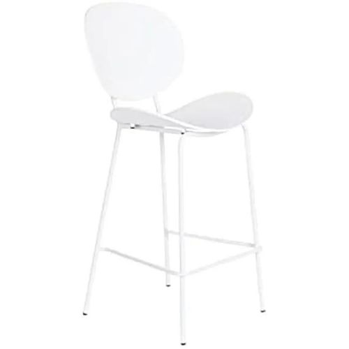 Tabouret - Dkd Home Decor - Noir Métal Blanc - 52,5 X 49 X 104 Cm - Polypropylène - Design Contemporain