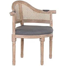 Chaise De Salle À Manger - Dkd Home Decor - Modèle Standard - Plastique - Gris - 1 Place