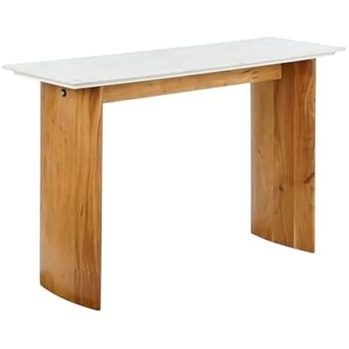Table D'appoint - Home Esprit - Multicolore - Bois - Marbre - 120 X 38 X 77 Cm