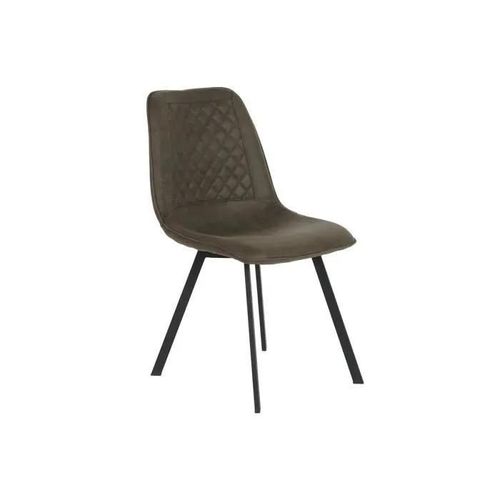 Chaise 63 X 49 X 85 Cm Gris Métal