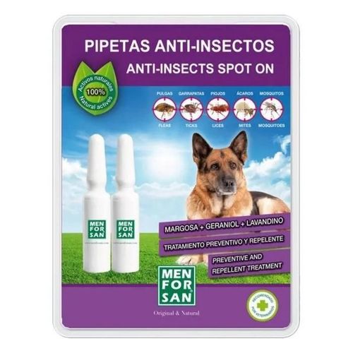 Menforsan - 54109mfp337 - Pipette Chiens Avec Limoneux, Géraniol Et Lavandino