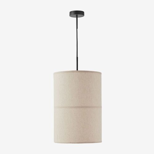 Plafonnier Olinda En Coton Recyclé Noir Ø30 Cm
