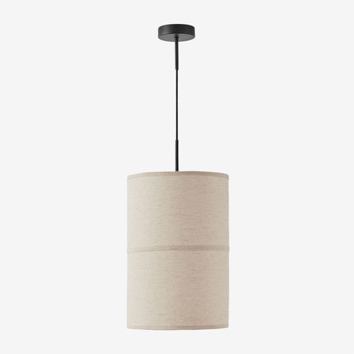 Plafonnier Olinda En Coton Recyclé Noir Ø25 Cm