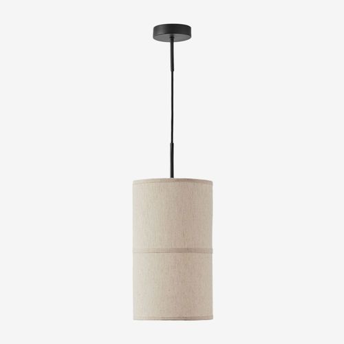Plafonnier Olinda En Coton Recyclé Noir Ø20 Cm