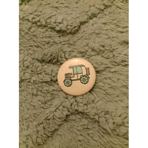 Badge Coloré Vintage Années 80.
