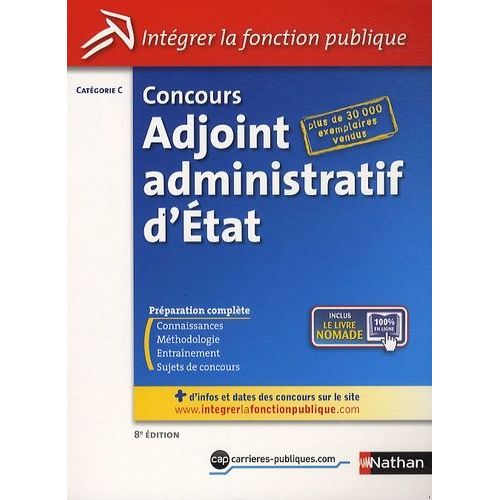 Concours Adjoint Administratif D'état - Catégorie C