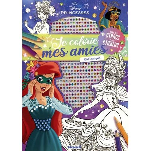 Disney Princesses Bal Masqué - Avec Des Strass Et Des Stickers
