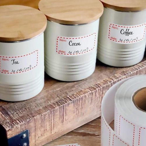Étiquettes Imperméables Pour Conservation Du Lait Maternel, Biberons Et Petits Pots ¿ Autocollants Rouges, 2,5 X 5 Cm, Résistants À La Décoloration
