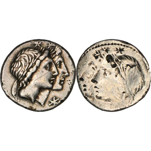 Rome - Republique - Denier Incus - Les Dioscures - Manius Fonteius - 108 Bc - Tres Rare - Rrc.307/1d - 25-058