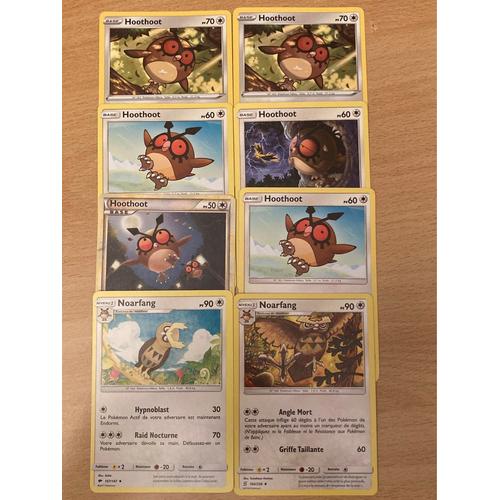 (3275) 6x Hoothoot + 2x Noarfang (Pokemon) 