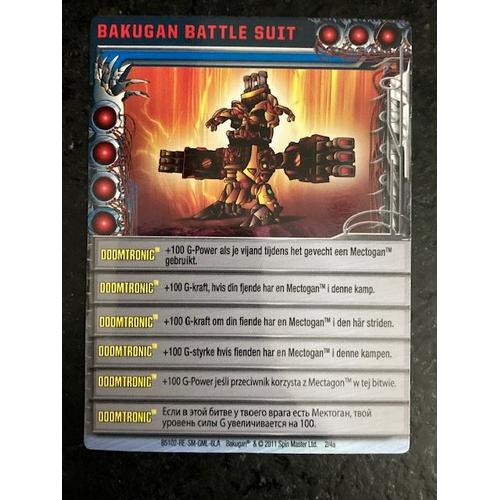 Carte Bakugan Doomtronic B5102 2/4a